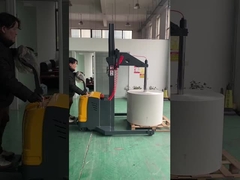 Automatische elektrische accu aangedreven rollen papier plastic film roll lifter gemakkelijk te bedienen papier roll Fo