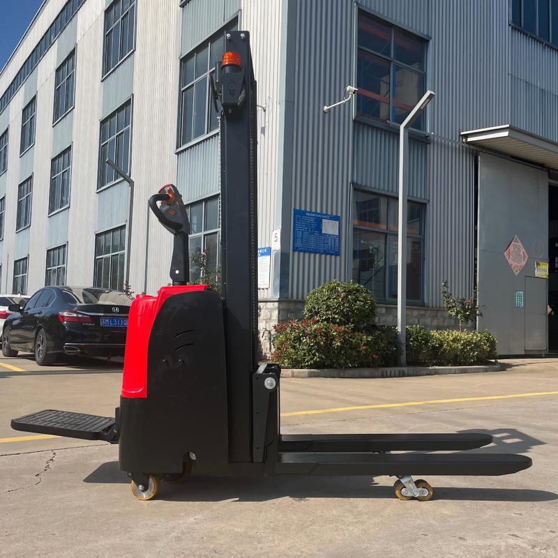 1.5 Ton Electric Double Lift Stacker Forklift 3000mm Lifting Height