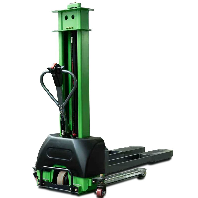 High Quality Full Electric Self Loading Stacker 500kg 700kg 1000kg Powerful Portable Forklift for Truck Loading