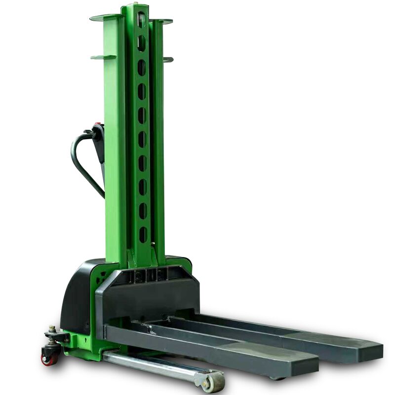 High Quality Full Electric Self Loading Stacker 500kg 700kg 1000kg Powerful Portable Forklift for Truck Loading