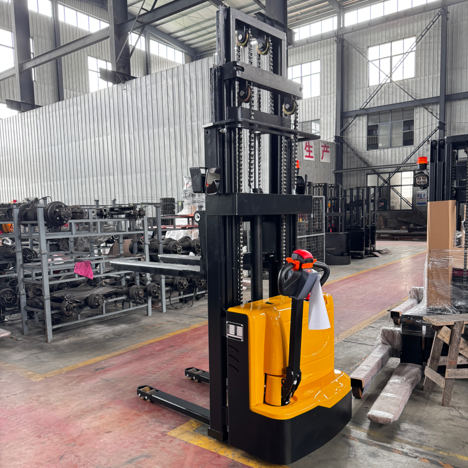 1.5 Ton Electric Pallet Stacker with 3000mm Lift Height 24V Battery