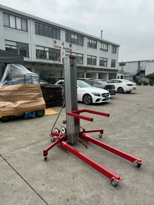 Handmatige telescopische aluminium lift Ndash lichtgewicht duurzaam hefgereedschap voor tijdelijke werkplekken
