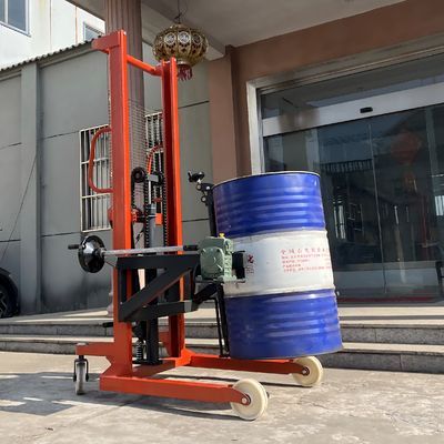 Handmatige handmatige trommelstapper voor gemakkelijke materiaalbehandeling in magazijnen Algemene lengte 1700 mm Algemene hoogte 2150 mm