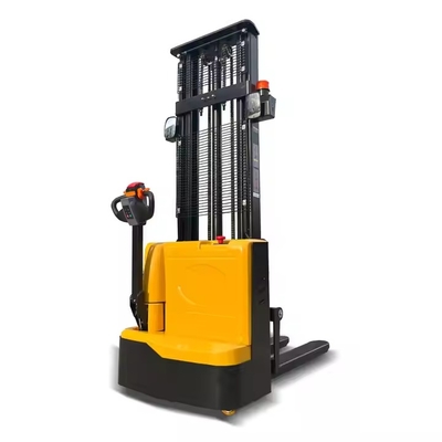 1.5Ton elektrische loop-palletstapelaar met 3,5m hefhoogte voor magazijnen