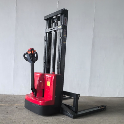 Elektrische Walkie Stacker 1500kg Laadvermogen Verstelbare Spreidpoten